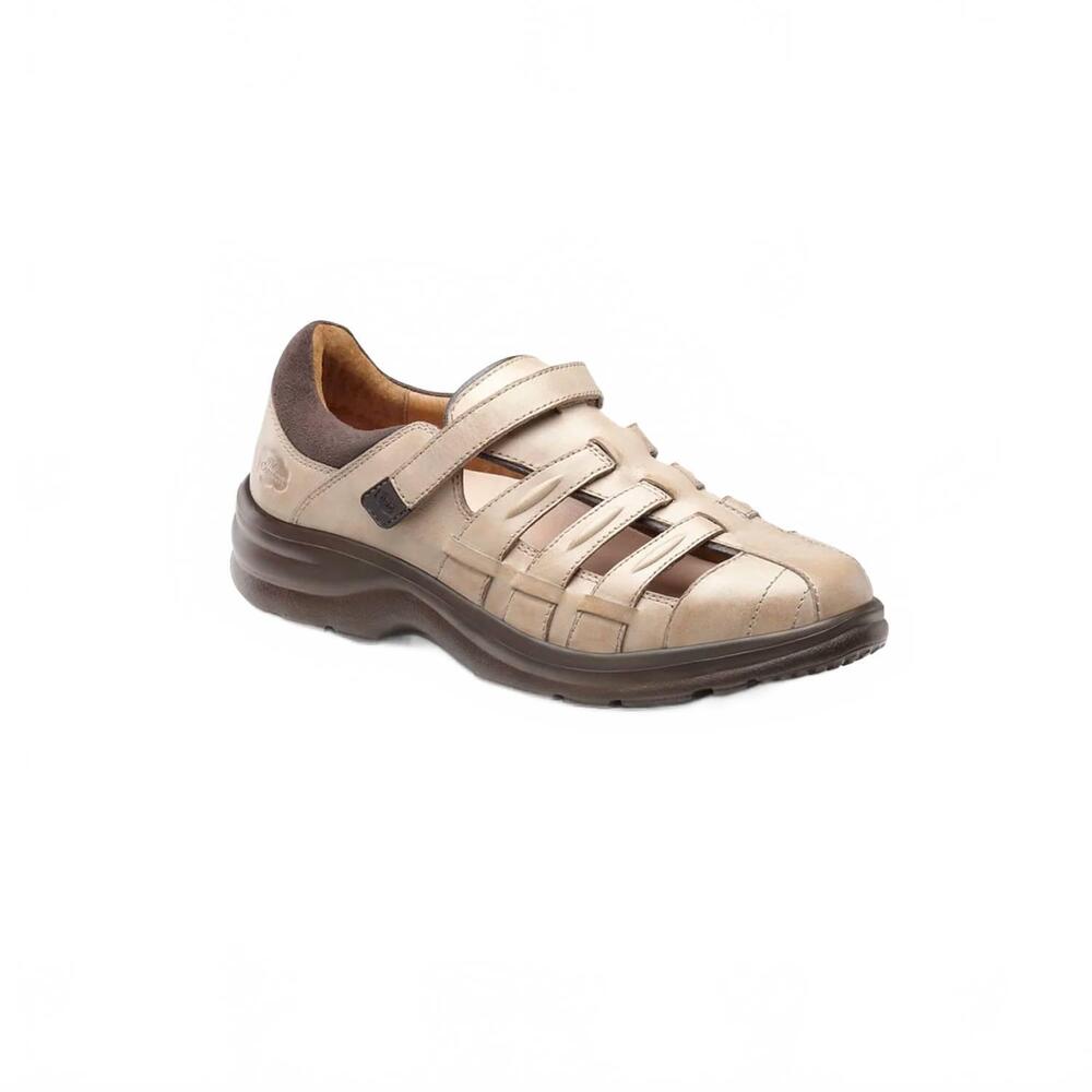 NEW DR. COMFORT SHOES women's breeze diabetic casual sandal in light gold